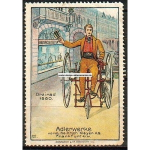 Adlerwerke Frankfurt Dreirad 1880