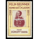 Dürkopp Diana Felix Brunner König der Cyclisten (gelb/rot)