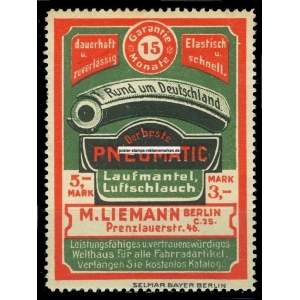 Liemann Berlin Pneumatic Luftmantel Luftschlach ...