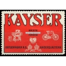 Kayser Beste Deutsche Marke ... Kaiserslautern (WK 01)