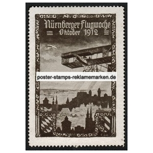 Nürnberg 1912 Flugwoche (Var A - braun)
