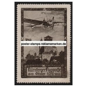 Nürnberg 1912 Flugwoche (Var B - braun)