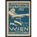 Wien 1912 1. Internationale Flugausstellung (blau)