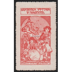 Ivancicich 1913 Krajinska Vystava (rot - ohne Druckereivermerk 001)