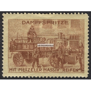 Metzeler Dampfspritze mit Massiv Reifen (braun)