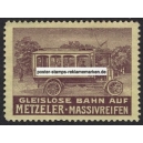 Metzeler Gleislose Bahn auf Massivreifen (lila)