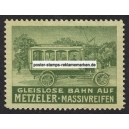 Metzeler Gleislose Bahn auf Massivreifen (grün)