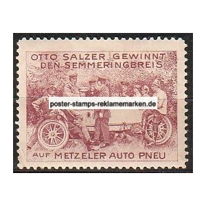 Metzeler Otto Salzer gewinnt den Semmeringpreis auf Metzeler Auto Pneu (violett)