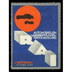 Amsterdam 1935 Automobiel- en Motorrijwiel - Tentoonstelling ... (001)