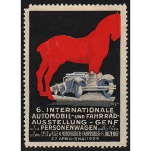 Genf 1929 6. Internationale Automobil- und Fahrrad-Ausstellung (WK 001)