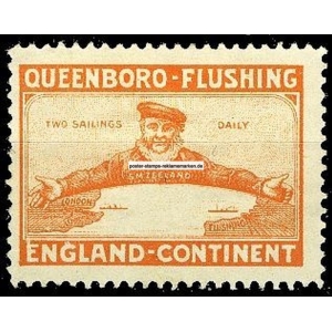 Queenboro - Flushing England - Continent (orange - 001)
