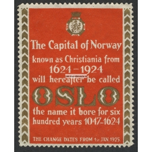 Oslo The Capital of Norway ... Christiana ... (001)