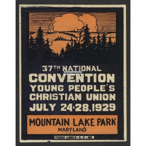 Mountain Lake Park Maryland 1929 37th Convention Young People's Christian Union (001)