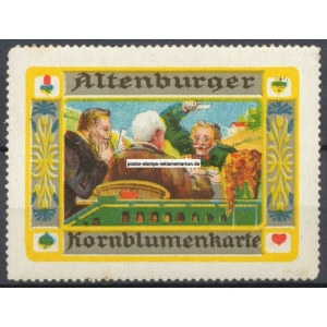 Altenburger Spielkartenfabrik Altenburger Kornblumenkarte (001)