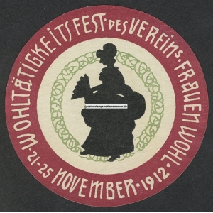 Wohltätigkeitsfest des Vereins Frauenwohl 1912 (Frau - 001)
