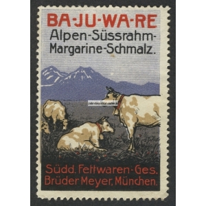 Ba-Ju-Wa-Re Margarine-Schmalz München (001)
