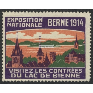 Berne 1914 Exposition Internationale Visitez les contrees du Lac de Bienne (001)