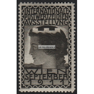 Wien 1911 Internationale Postwertzeichen Ausstellung (grau - 001)