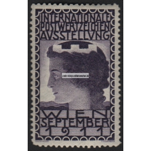 Wien 1911 Internationale Postwertzeichen Ausstellung (violett - 001)