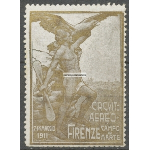 Firenze 1911 Circuito Aereo Campo di Marte (gold)