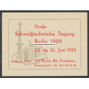 Berlin 1959 Schweißtechnische Tagung (001)