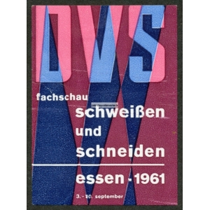 Essen 1961 Fachschau Schweißen und Schneiden 001