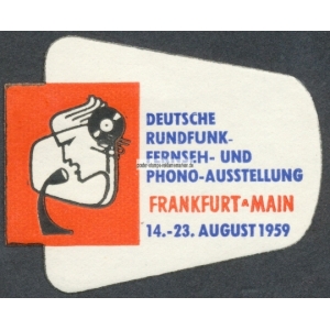 Frankfurt 1959 Deutsche Fernseh- Rundfunk- und Phono-Ausstellung 001