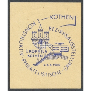 Köthen 1960 Philatelistische Bezirksausstellung 001