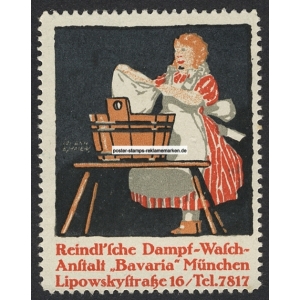 Reindl'sche Dampf-Wasch-Anstalt Bavaria München (Maier 001)