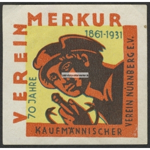 Verein Merkur Kaufmännischer Verein Nürnberg 1861-1931 (001)