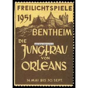 Bentheim 1951 Freilichtspiele Die Jungfrau von Orleans (001)