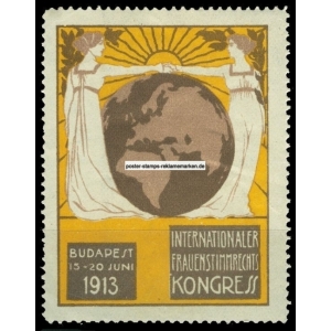 Budapest 1913 Frauenstimmrechts Kongress (001)