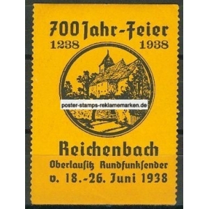 Reichenbach 1938 700 Jahr Feier Oberlausitz Rundfunksender (001)