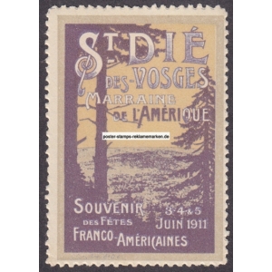 St. Dié 1911 Souvenir Fêtes Franco Americaines (001)