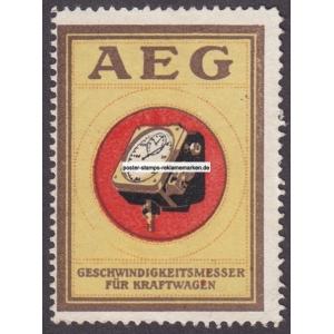 AEG Berlin Geschwindigkeitsmesser Kraftwagen (Peter Behrens 002)
