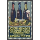Neumeyer Flaschenbier 001 Actienbrauerei zum Hasen Augsburg