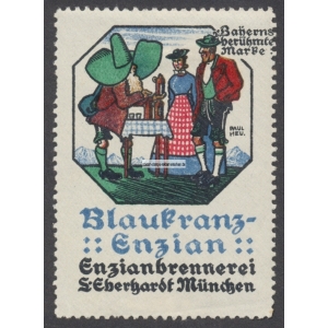 Eberhardt Enzianbrennerei München Blaukranz Enzian 020 a