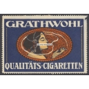 Grathwohl Qualitäts-Cigaretten (Frauenkopf - blau - 002)