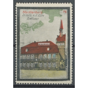 Dömitz an der Elbe Mecklenburg Rathaus (WK 001)