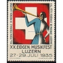 Luzern 1935 XX. Eidgen. Musikfest ... (WK 001)