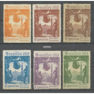 Bruxelles 1910 Exposition Universelle 001 6 X 