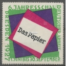 Dresden 1927 Das Papier Willy Petzold (Var b 003)