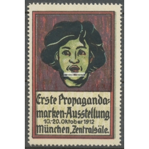 München 1912 Propagandamarken Ausstellung Guido Joseph Brunner (1004)