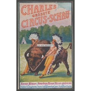 Charles grösste Circus-Schau 011 Bison