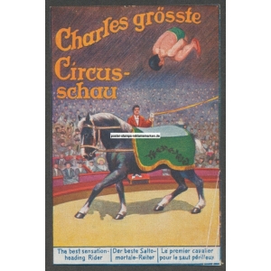 Charles grösste Circus-Schau 014 Salto Mortale Reiter