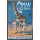 Charles grösste Circusschau 022 einzigste Giraffe