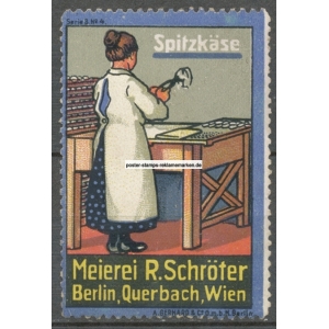 Schröter Berlin Wien Meierei Spitzkäse (B 004)