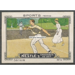 Nestlé's Chocolats Serie VII No. 04 Sports Tennis (001)