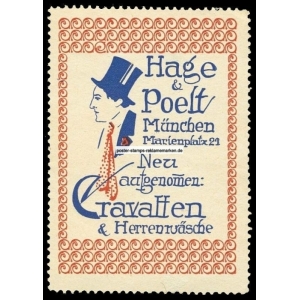 Hage & Poelt München Cravatten und Herrenwäsche (001)