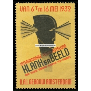 Amsterdam 1932 Tentoonstelling Klank Beeld Wiebenga 001a